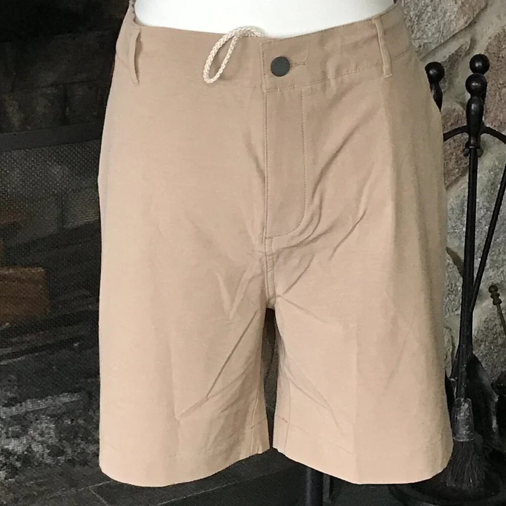 'Faherty' Khaki All Day Shorts - Size 40